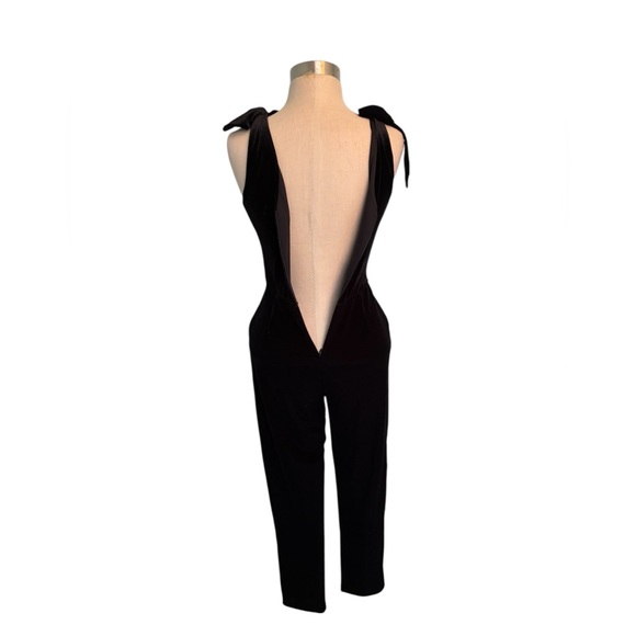 Aqua Black Sleeveless Jumpsuit - Picture 5 of 7